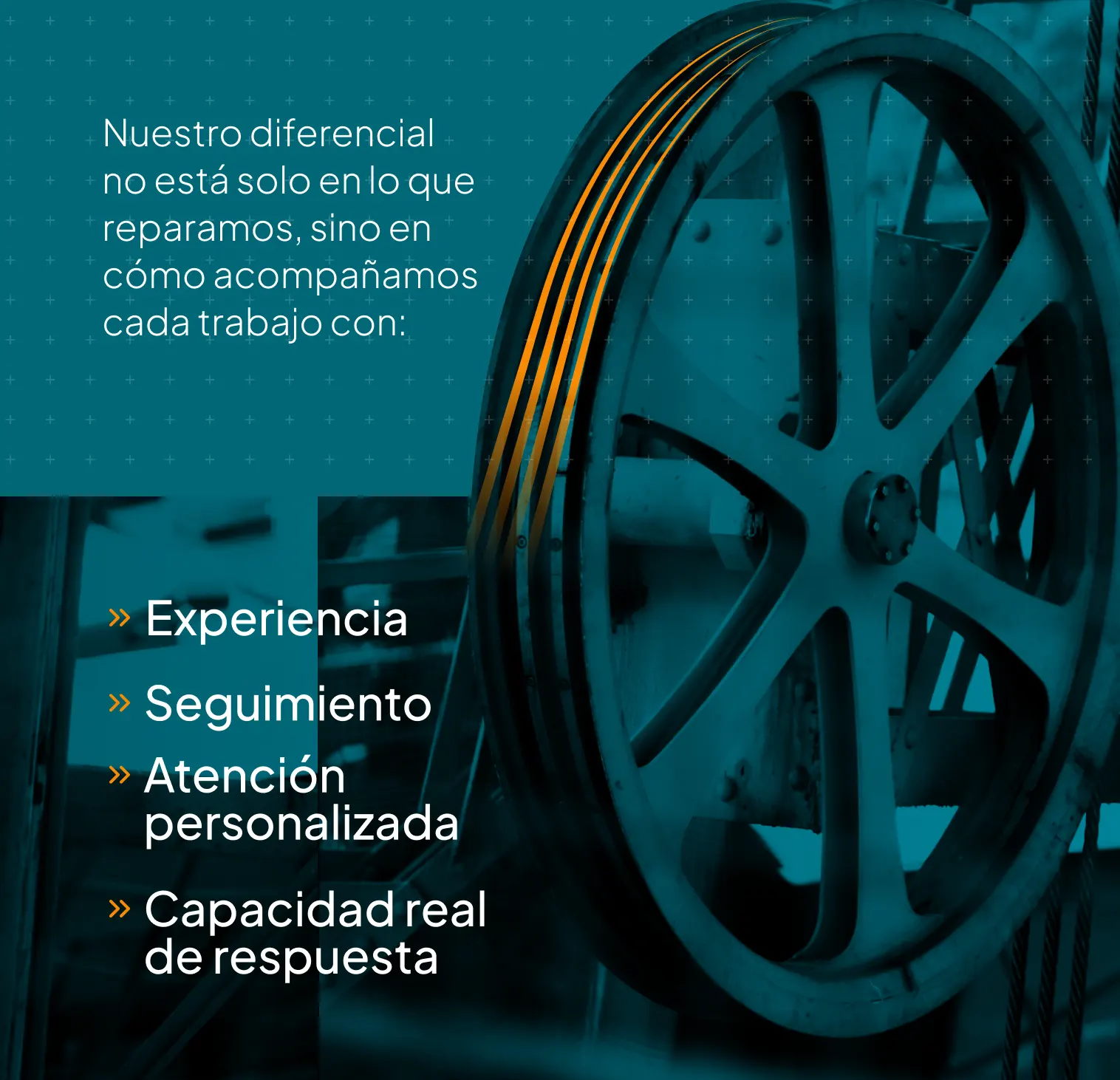 Experiencia, seguimiento, atención personalizada y capacidad real de respuesta